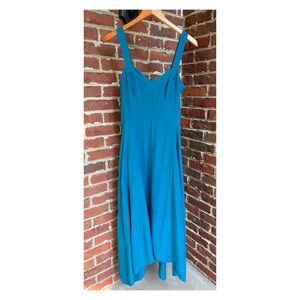 NWOT Anthropologie Vivienne Maxi Dress in Teal  Size 6